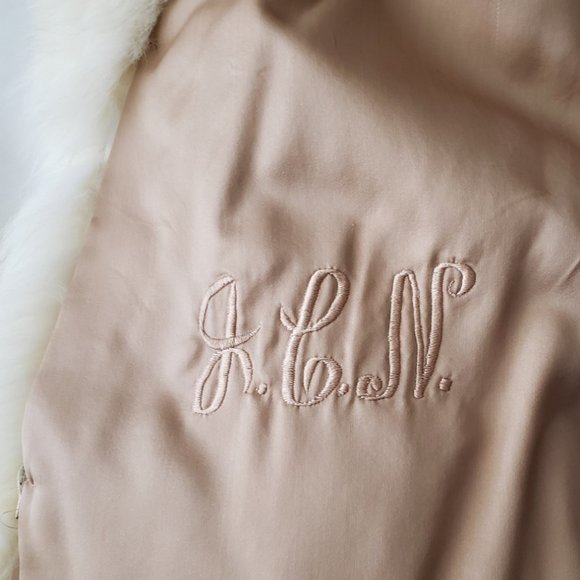 **SOLD**Vintage Blushed Dyed Fox Fur Jacket size 6 - Picture 8 of 8